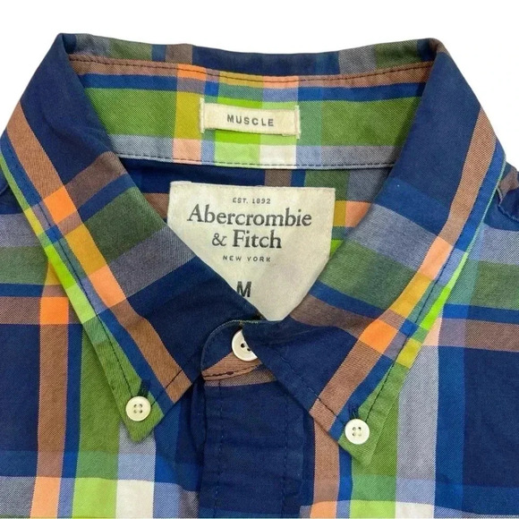 Abercrombie & Fitch Long Sleeve Button Down Oxford Shirt Size M - Picture 4 of 5